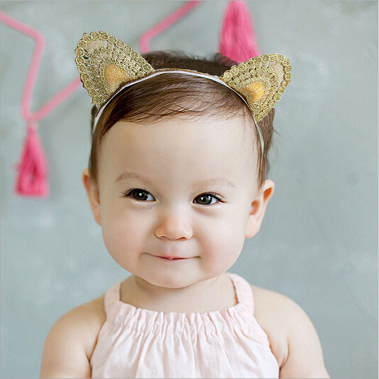 Kitty Cat Ears Children Headband